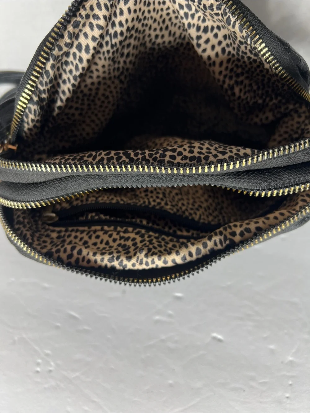 Sleek Black Crossbody Bag and Wallet Set